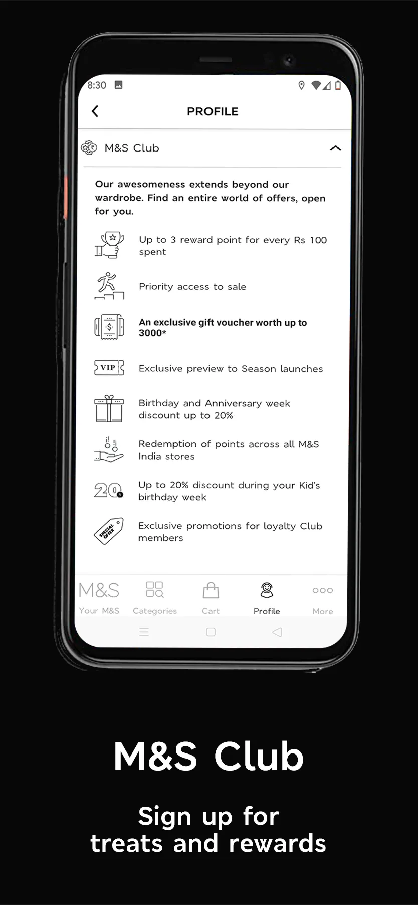 M&S India | Indus Appstore | Screenshot