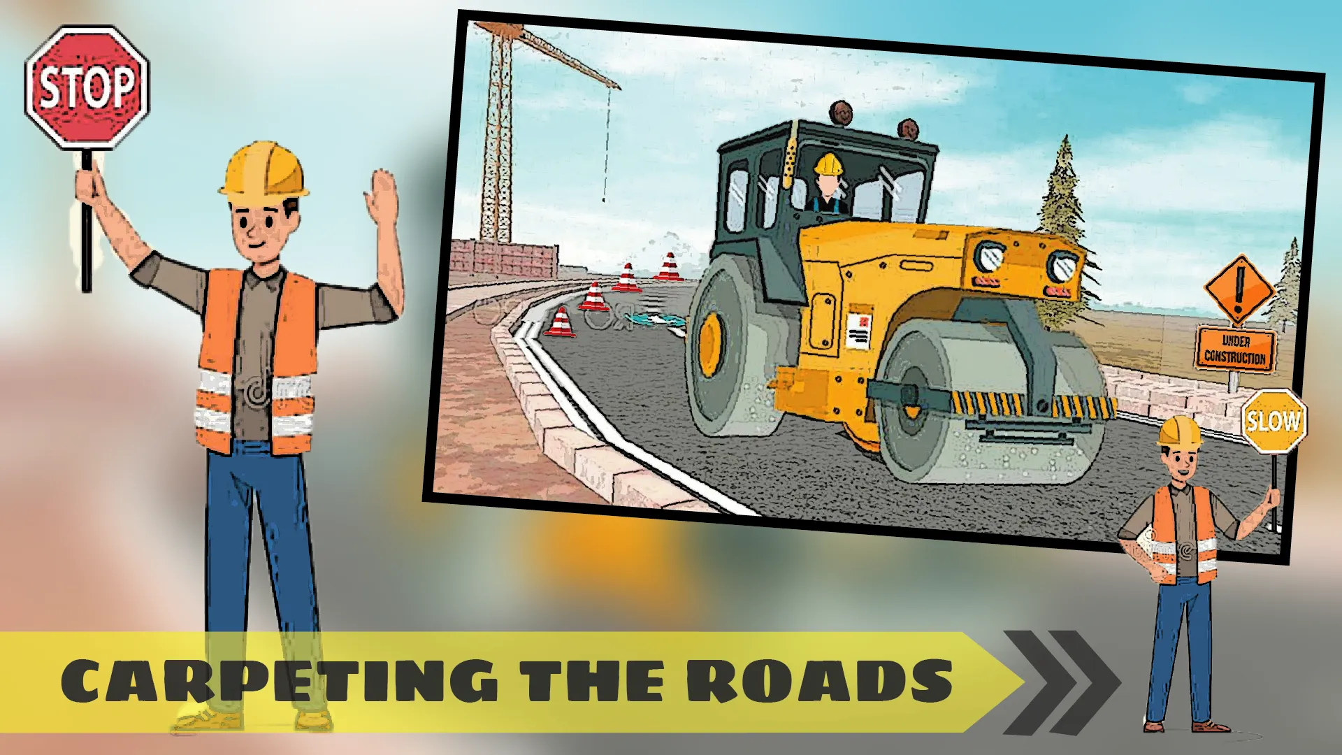 Highway road construction game | Indus Appstore | Screenshot