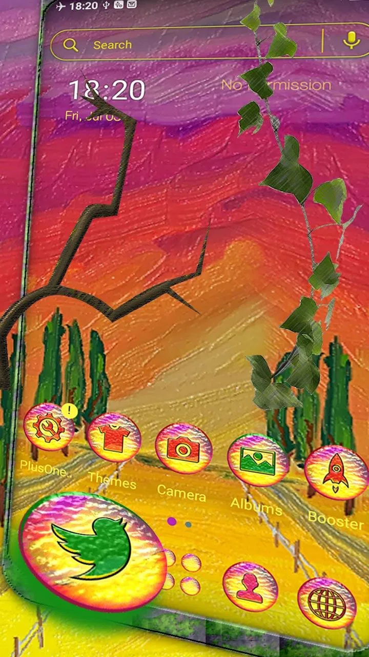 Oil Painting Nature Launcher | Indus Appstore | Screenshot