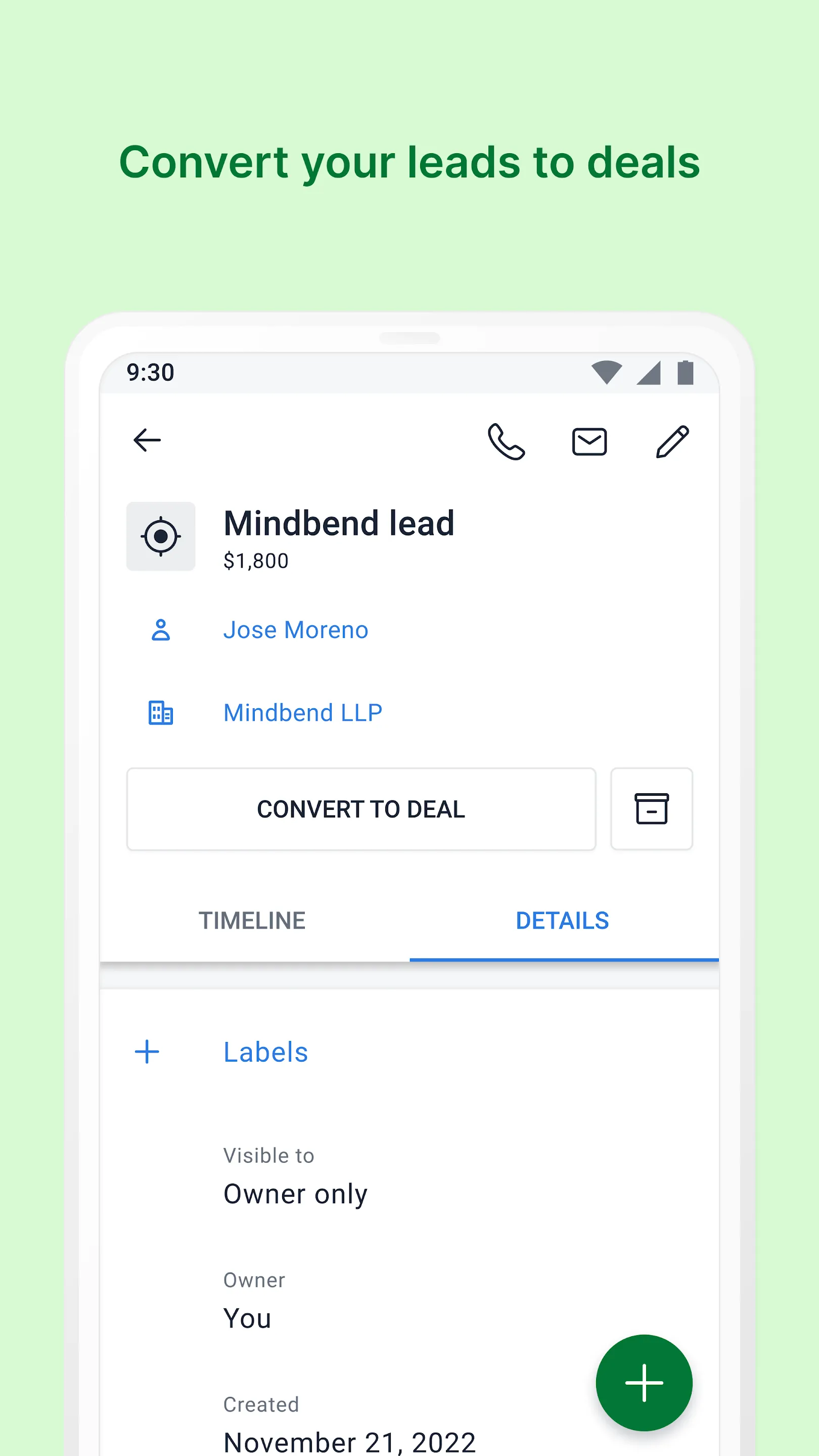 CRM Mobile: Pipedrive | Indus Appstore | Screenshot