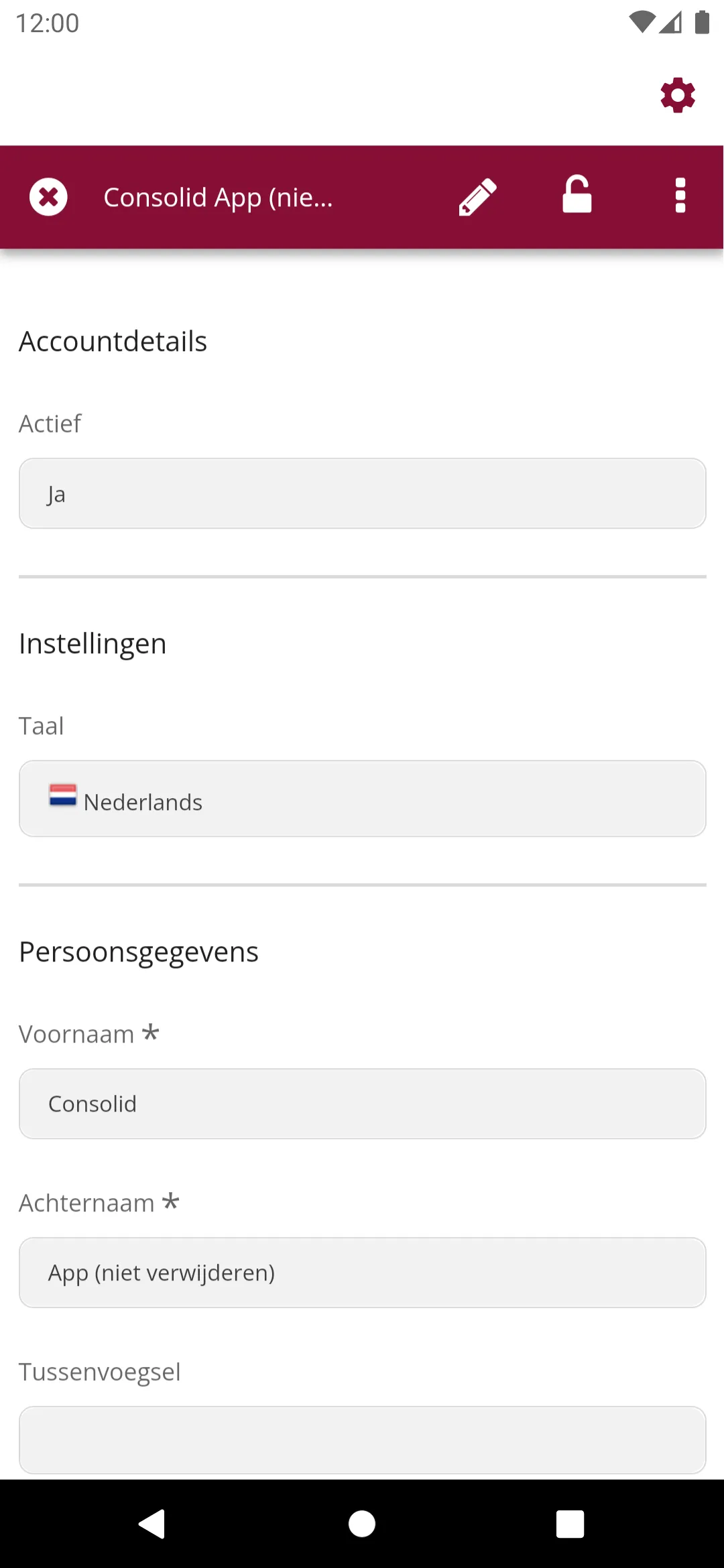 Mijn Consolid | Indus Appstore | Screenshot