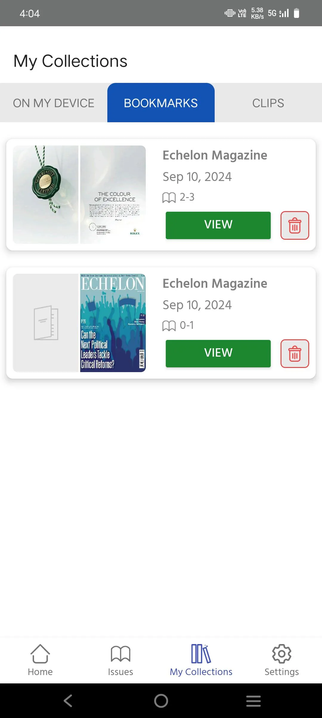 Echelon Magazine | Indus Appstore | Screenshot