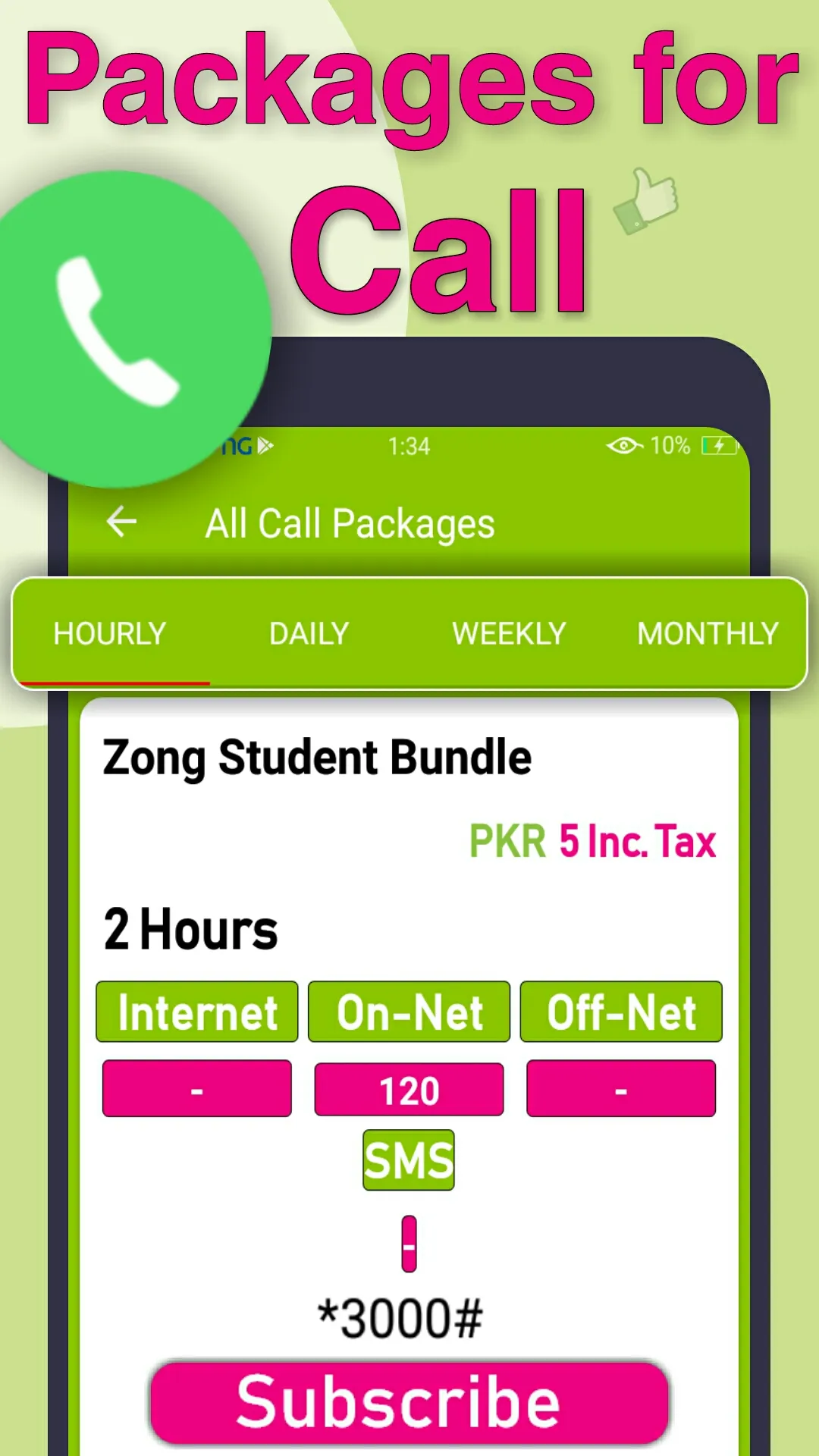 Zong Packages 2024: Internet | Indus Appstore | Screenshot