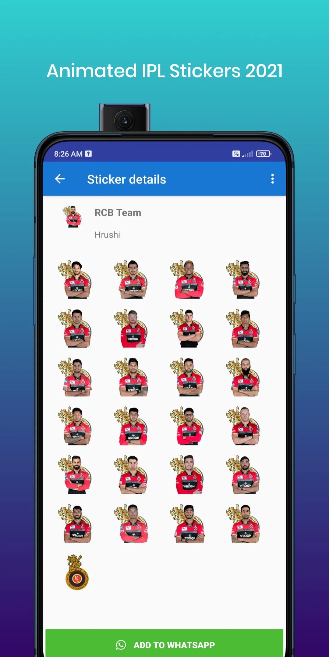 IPL Stickers | Indus Appstore | Screenshot