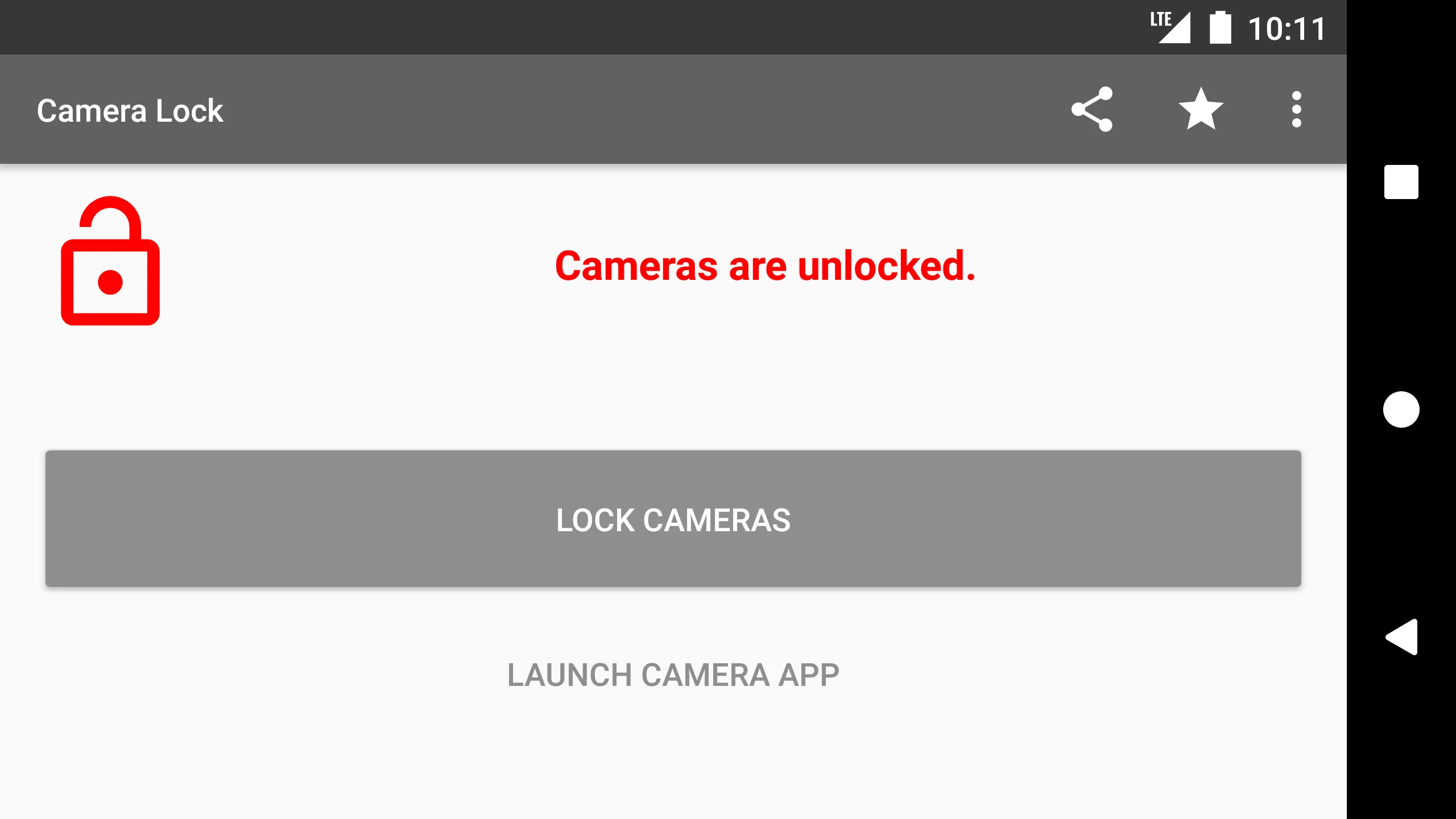 Camera Lock | Indus Appstore | Screenshot