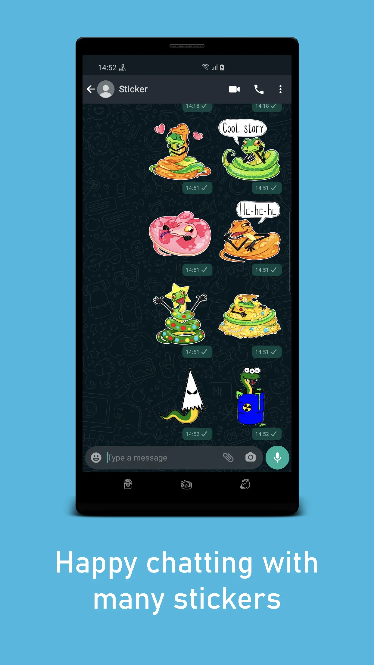 Snake WAStickerApps | Indus Appstore | Screenshot