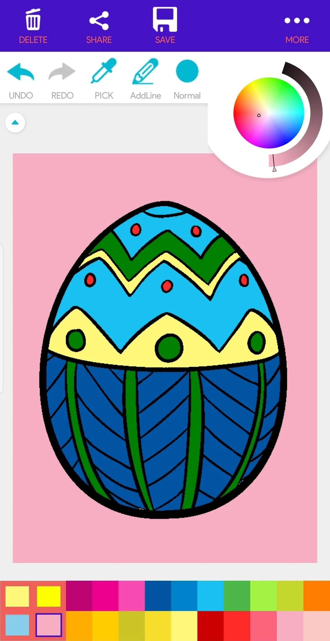 Easter Egg Coloring Book | Indus Appstore | Screenshot