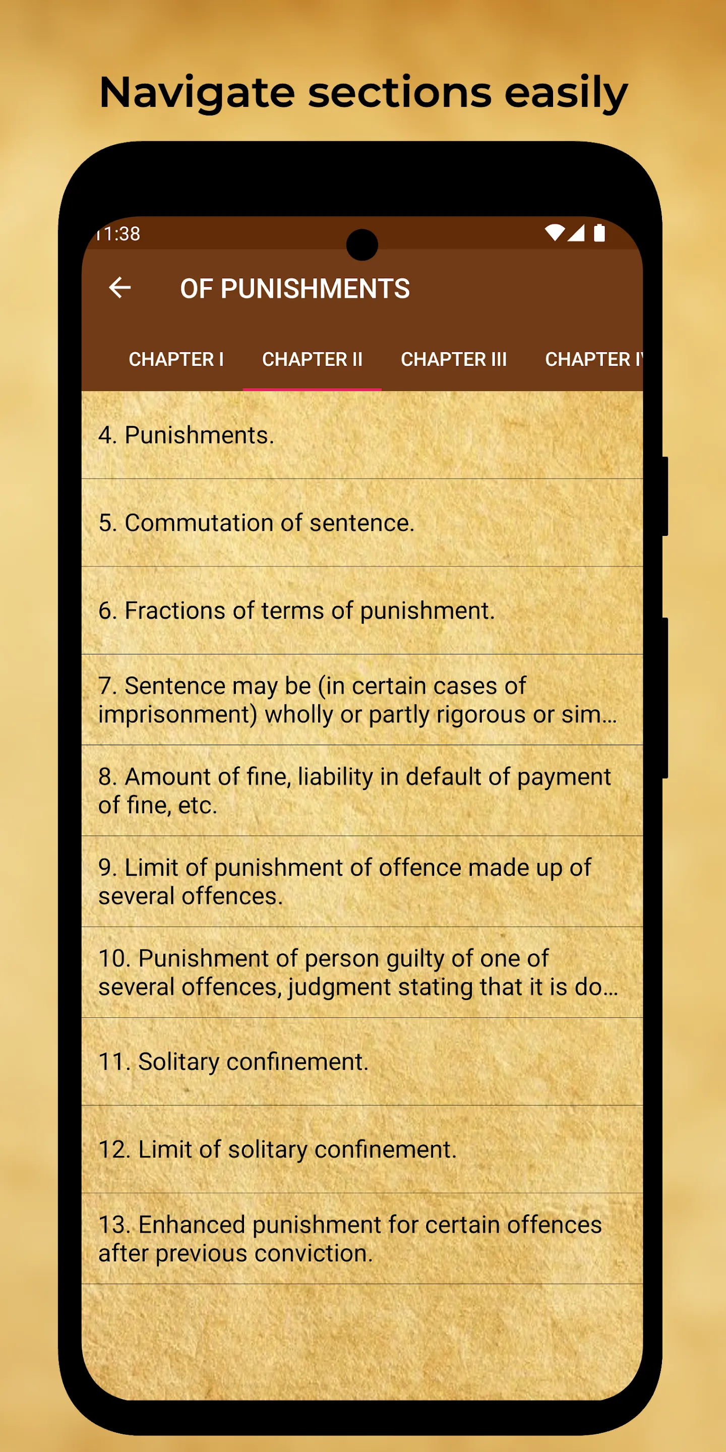 Bharatiya Nyaya Sanhita Guide | Indus Appstore | Screenshot