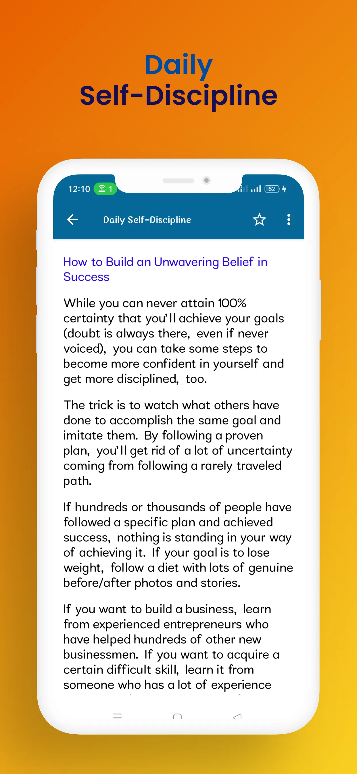 The Power of Self Discipline | Indus Appstore | Screenshot