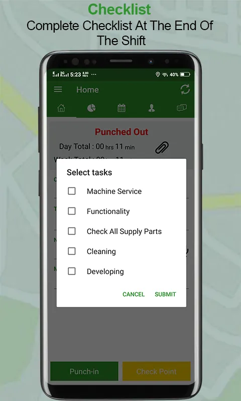 Employee Time Clock w/ GPS, Sc | Indus Appstore | Screenshot