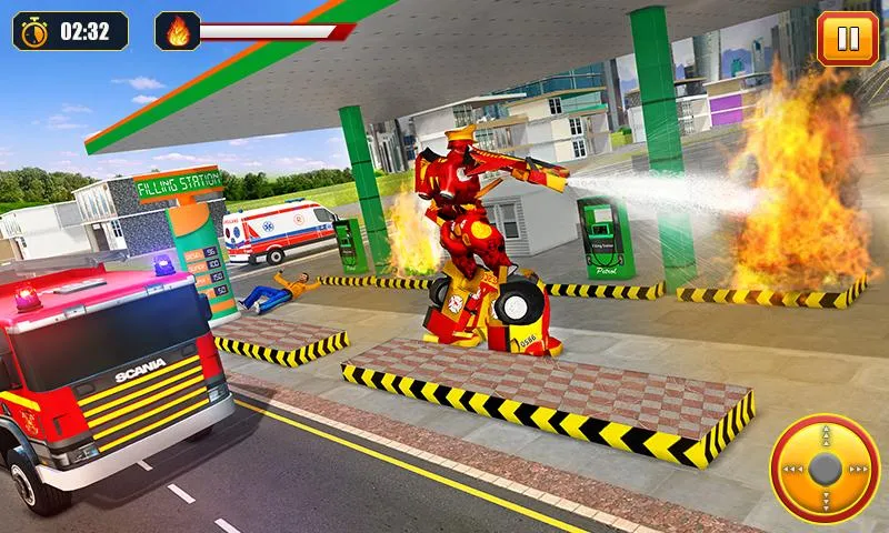 Firefighter Robot Rescue Hero | Indus Appstore | Screenshot