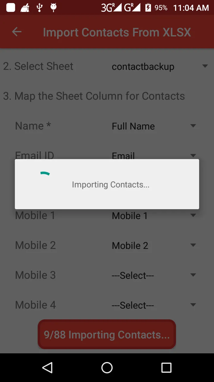 Contacts Backup and Restore | Indus Appstore | Screenshot