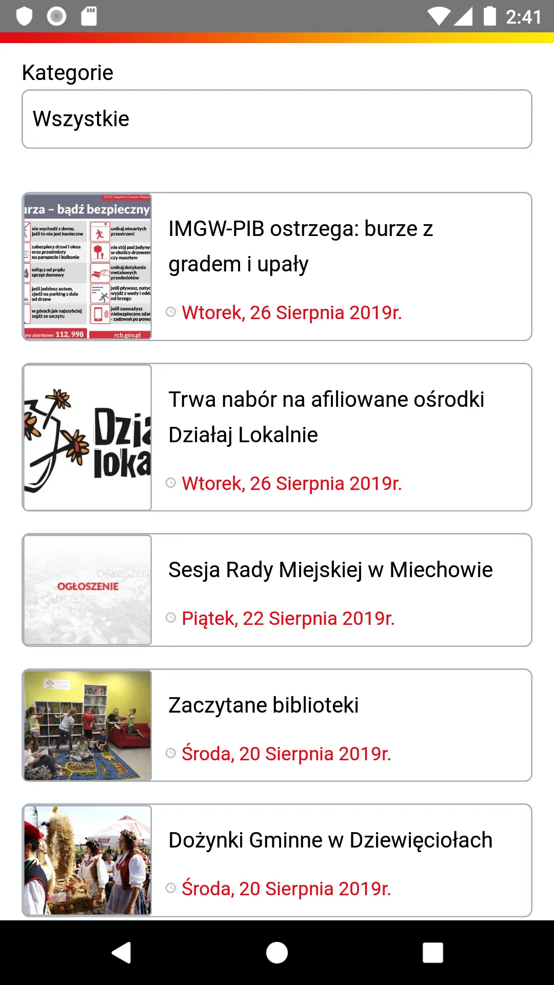 mGmina Miechów | Indus Appstore | Screenshot