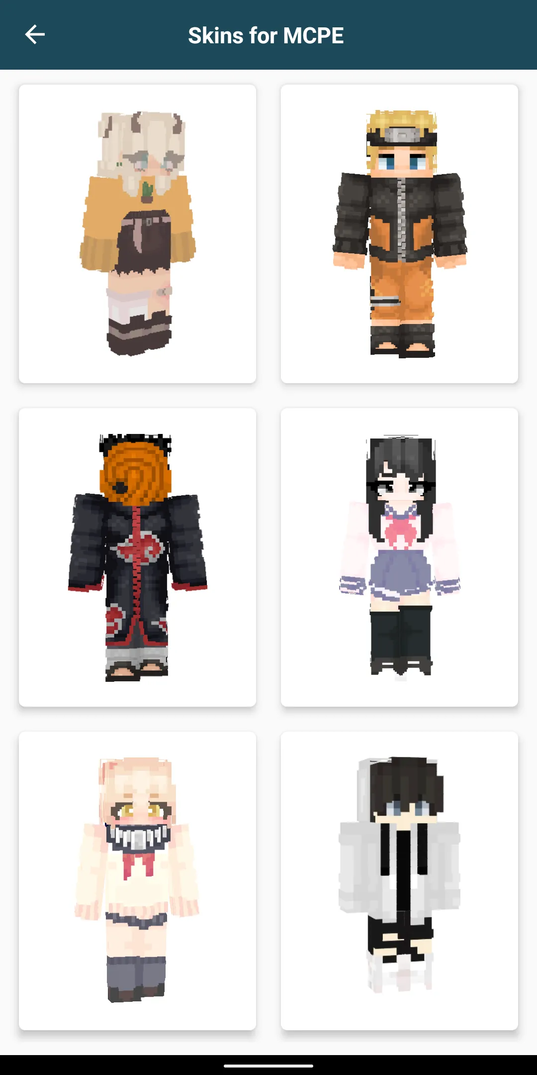 Anime Skins for Minecraft PE | Indus Appstore | Screenshot