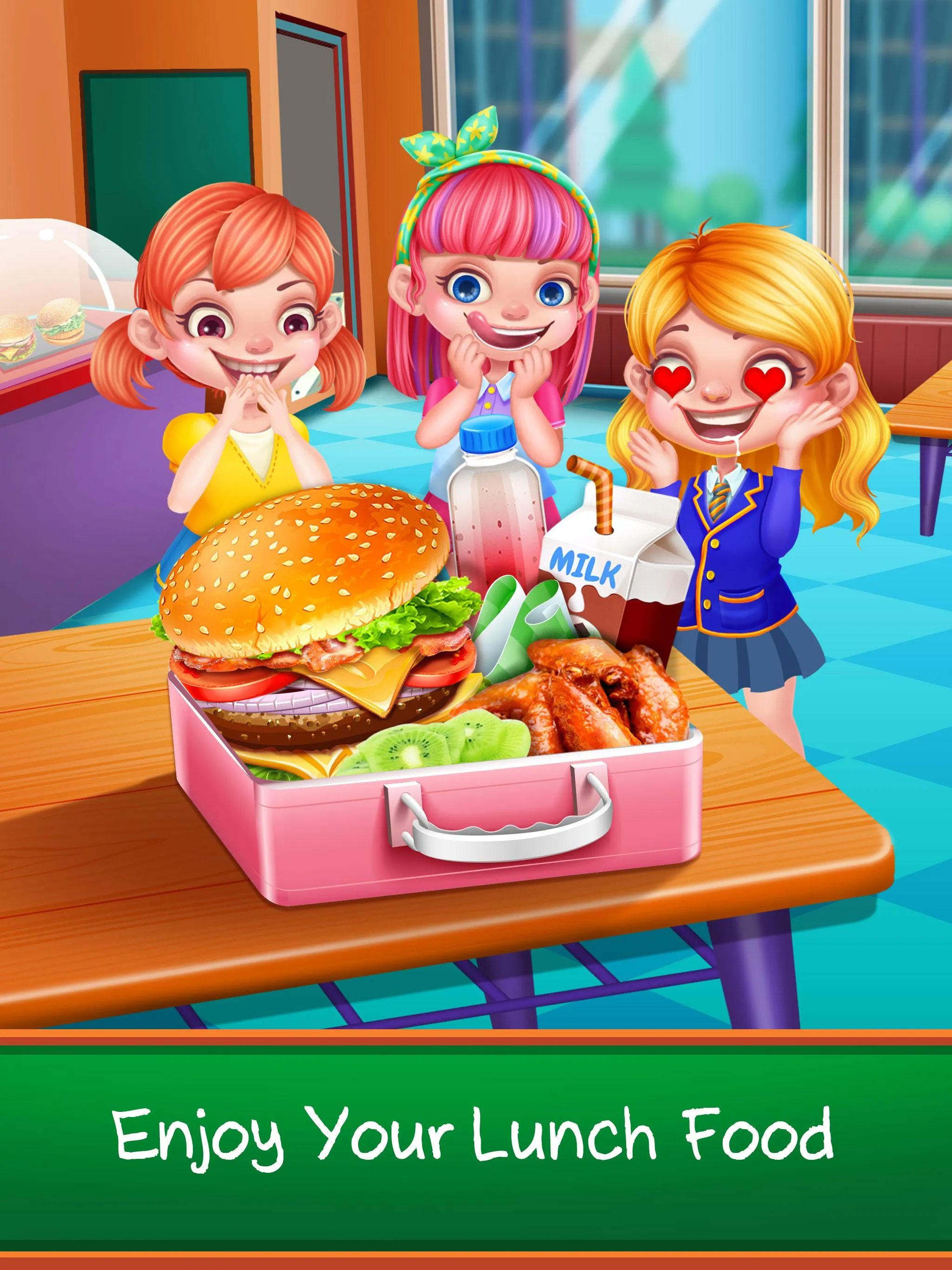 School Lunch Food Maker! | Indus Appstore | Screenshot