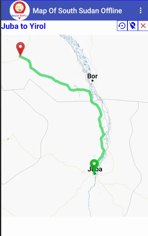 Map Of South Sudan Offline | Indus Appstore | Screenshot