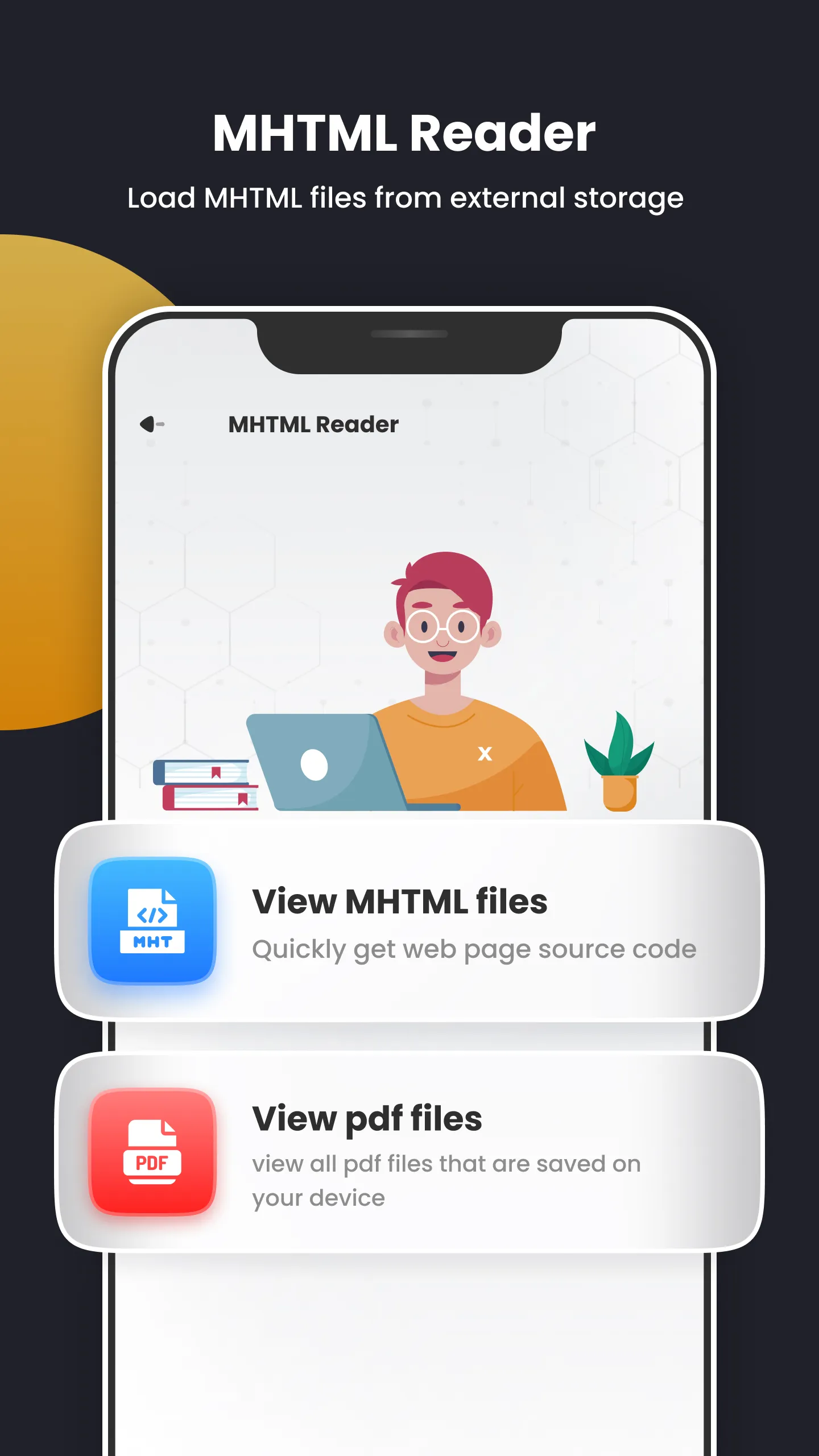 HTML / MHTML Viewer | Indus Appstore | Screenshot