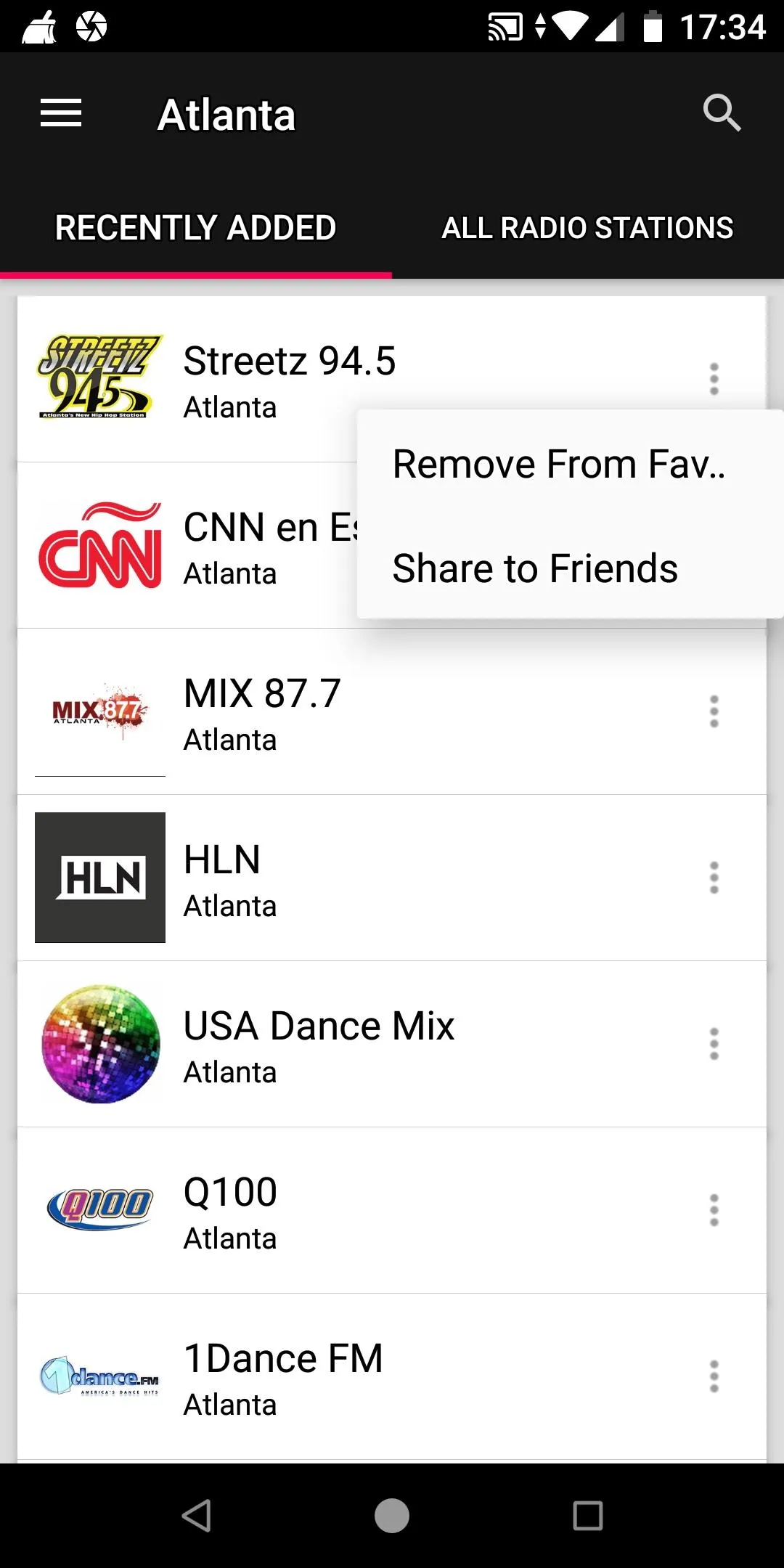 Atlanta Radio Stations - USA | Indus Appstore | Screenshot