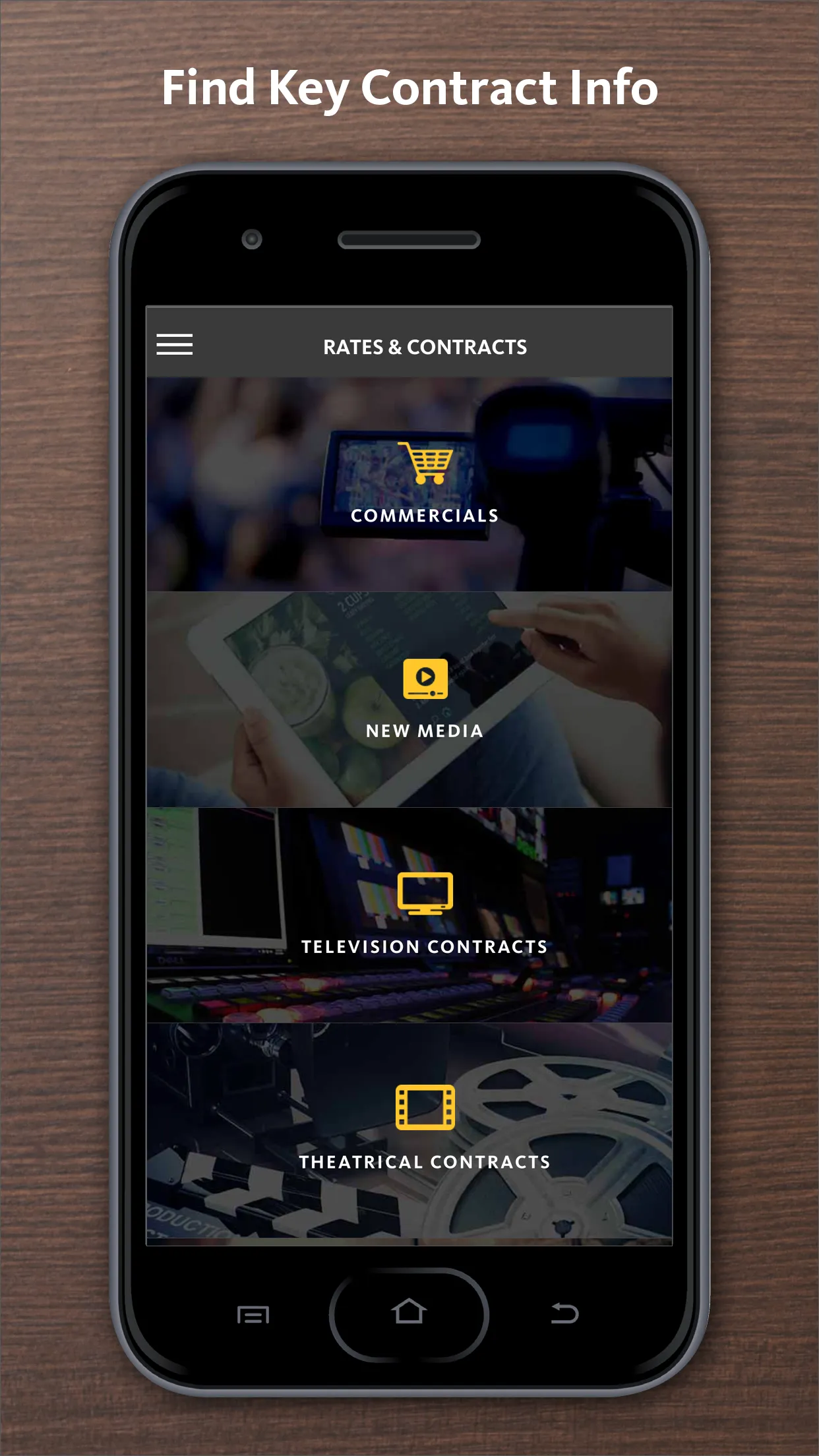 SAG-AFTRA Member App | Indus Appstore | Screenshot