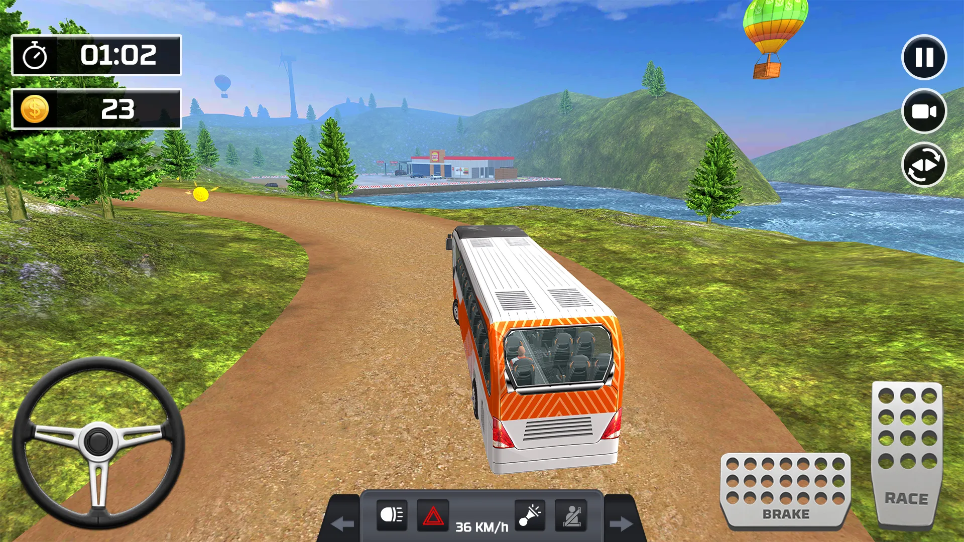 Offroad Bus Simulator Bus Game | Indus Appstore | Screenshot