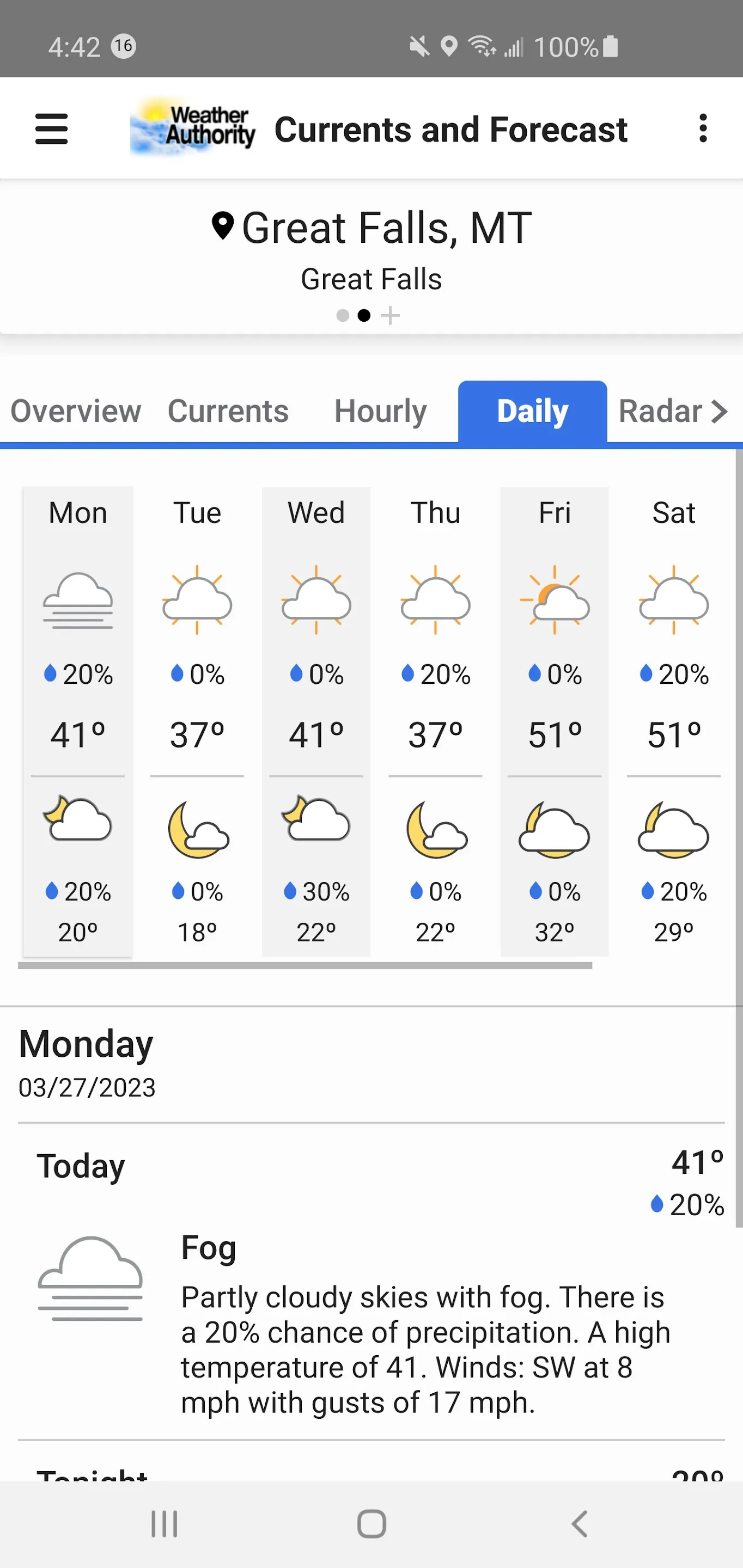 Montana Weather Authority | Indus Appstore | Screenshot