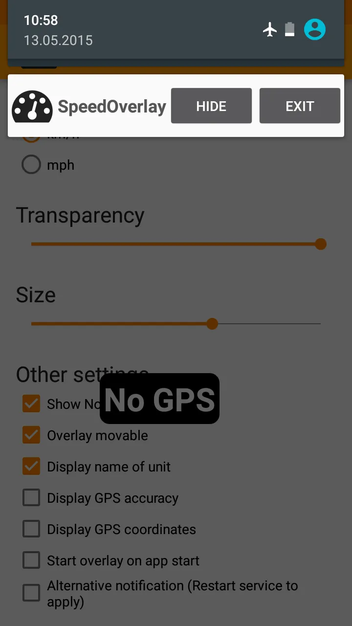 Speed Overlay | Indus Appstore | Screenshot