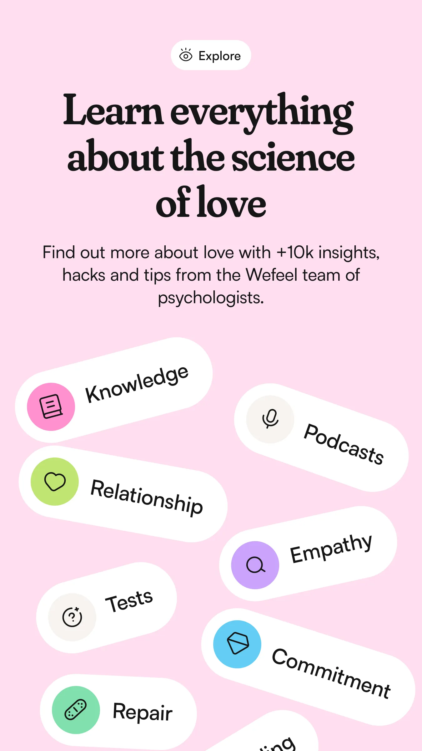 Wefeel: Healthy relationships | Indus Appstore | Screenshot