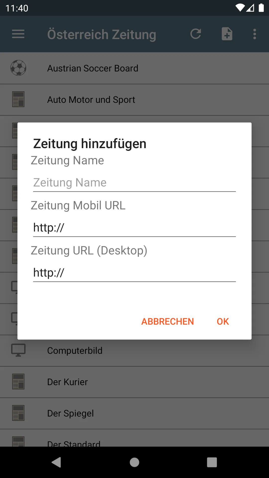 Österreich Zeitung | Indus Appstore | Screenshot