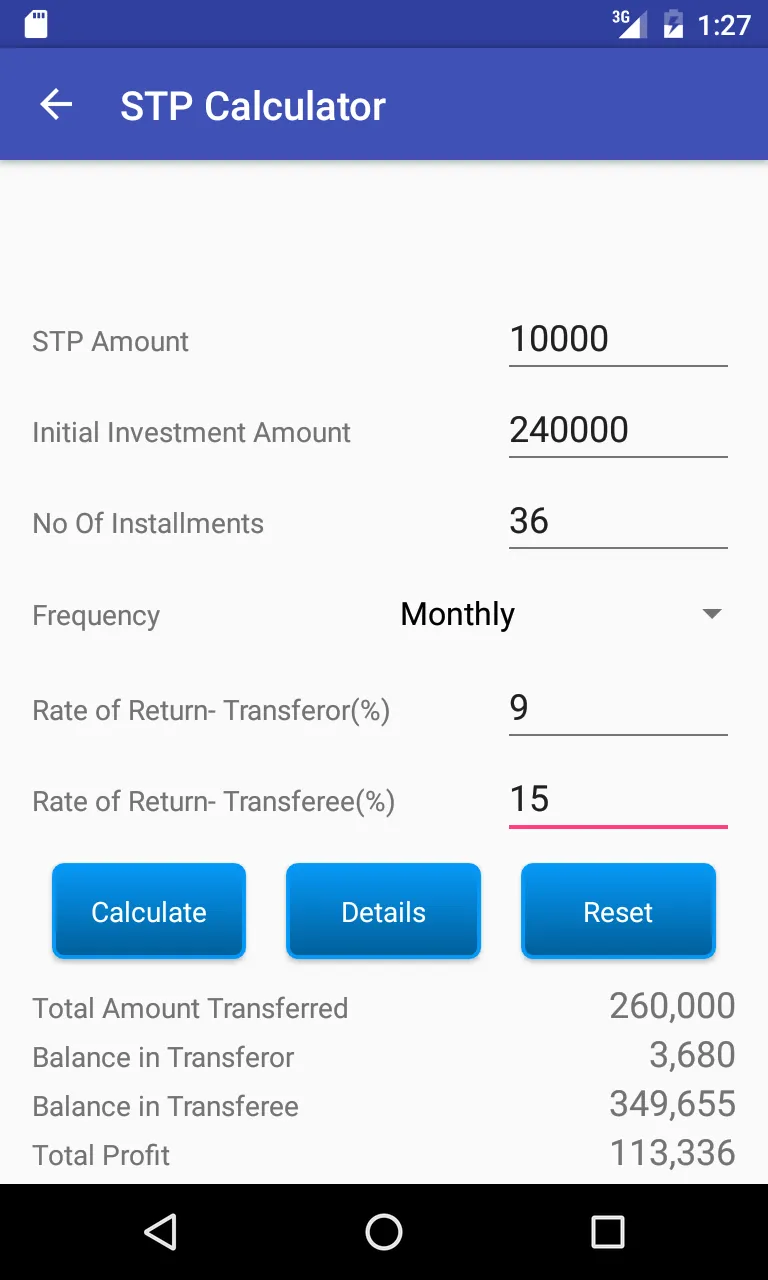 SIP Calculator | Indus Appstore | Screenshot