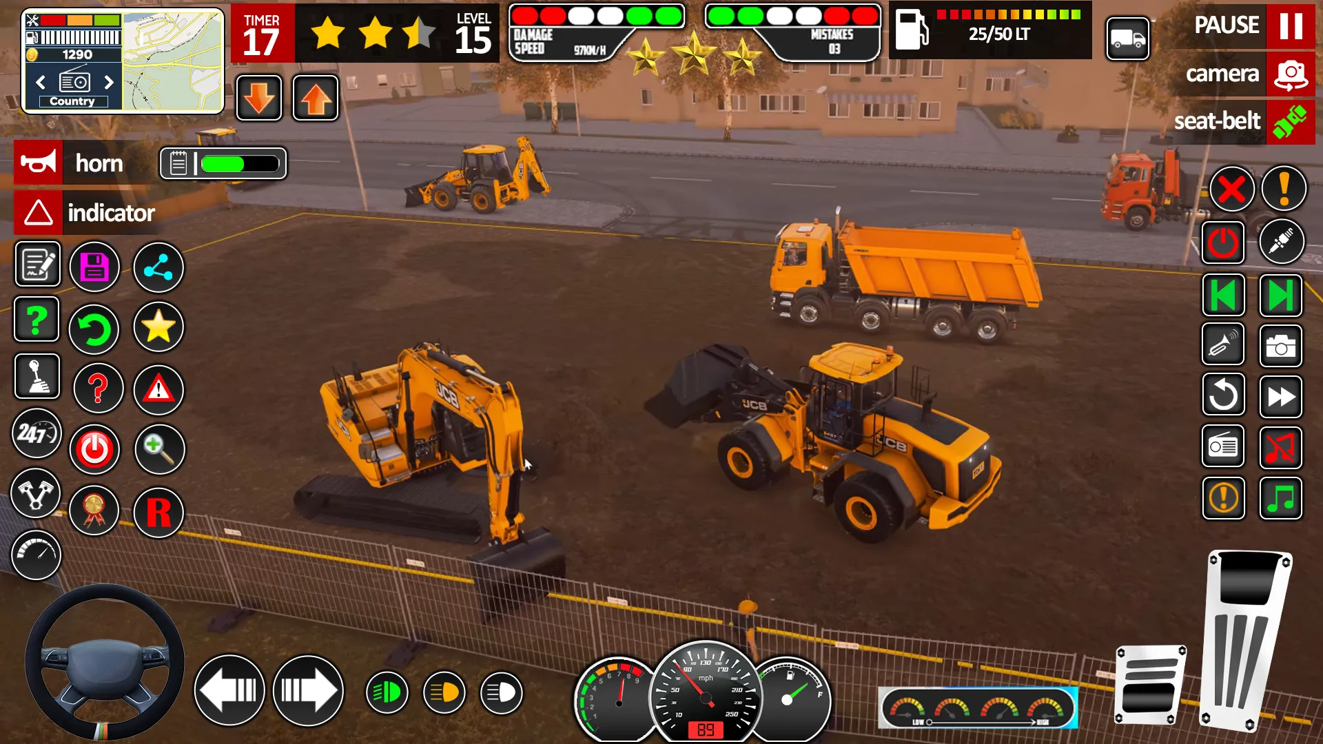 JCB Game Snow Excavator Games | Indus Appstore | Screenshot