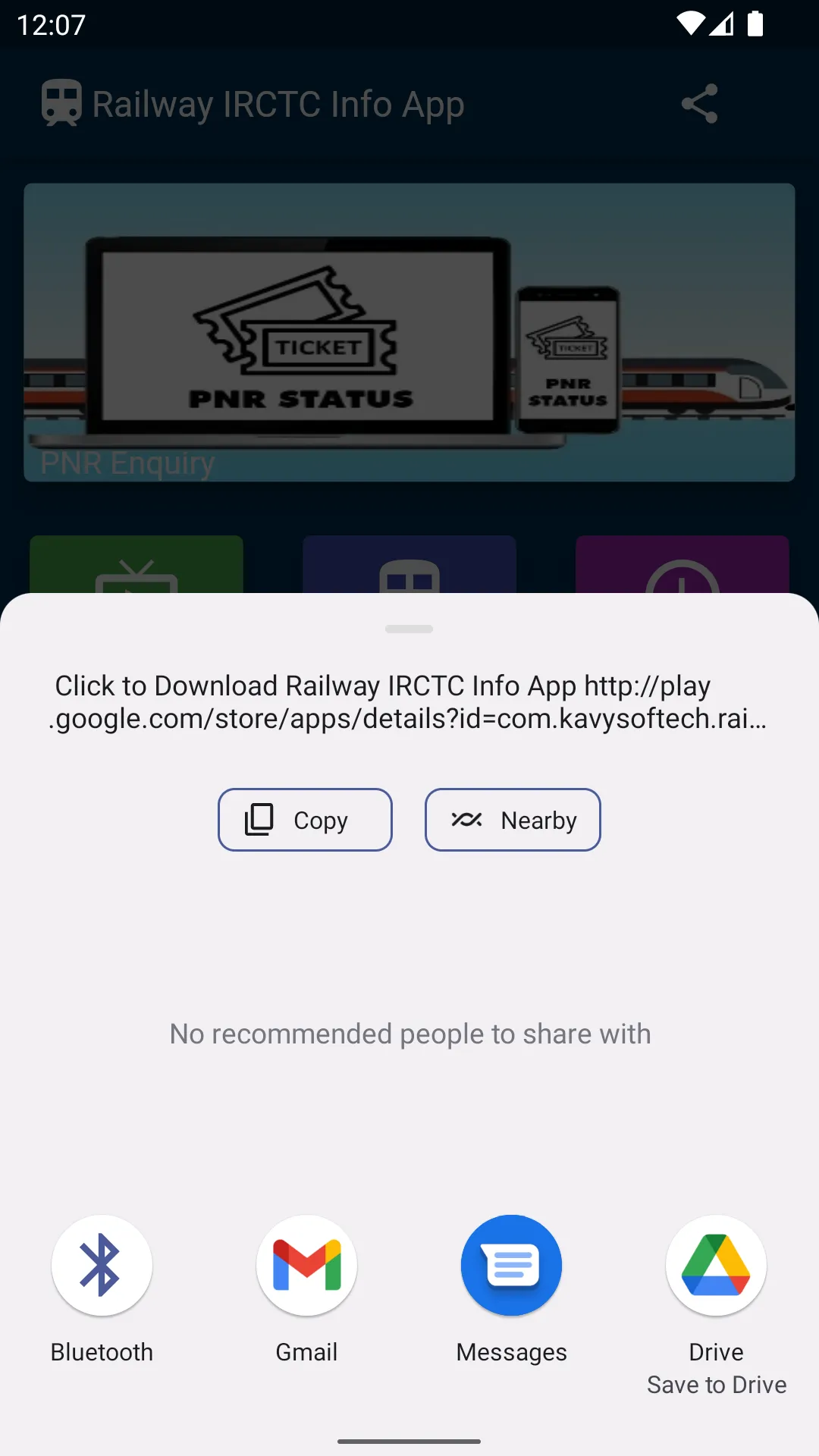 Indian Railway IRCTC Info App | Indus Appstore | Screenshot