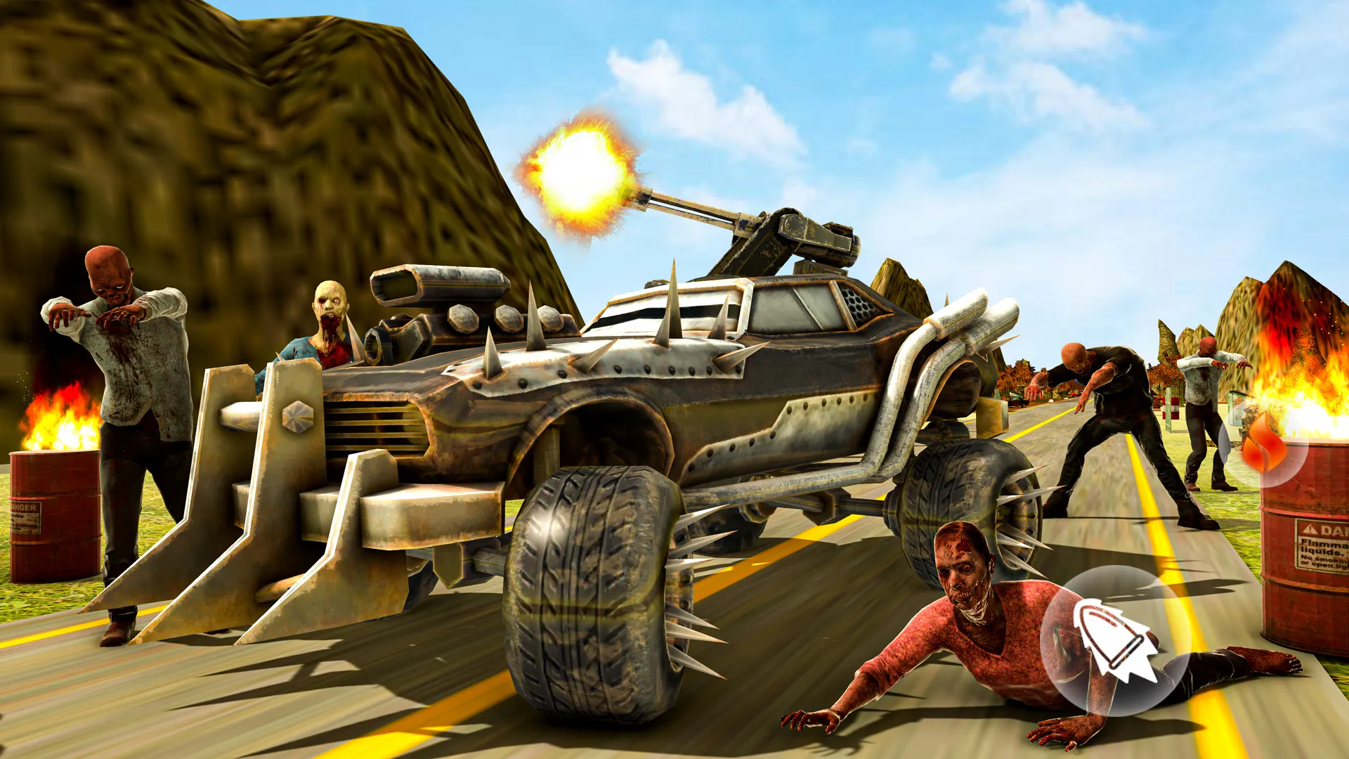 Zombie Highway Hunt Death Road | Indus Appstore | Screenshot