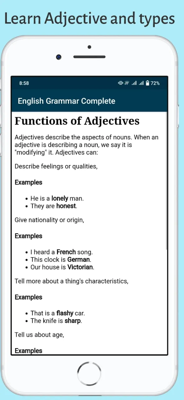 Complete English grammar Book | Indus Appstore | Screenshot