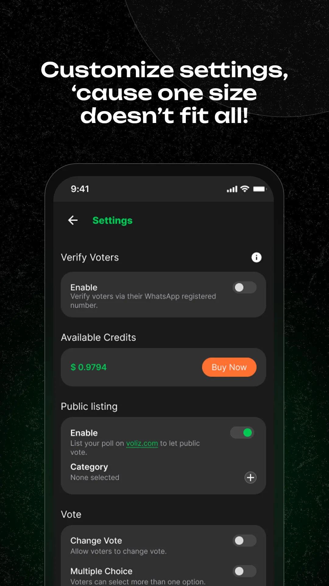 Voliz - Create Polls | Indus Appstore | Screenshot