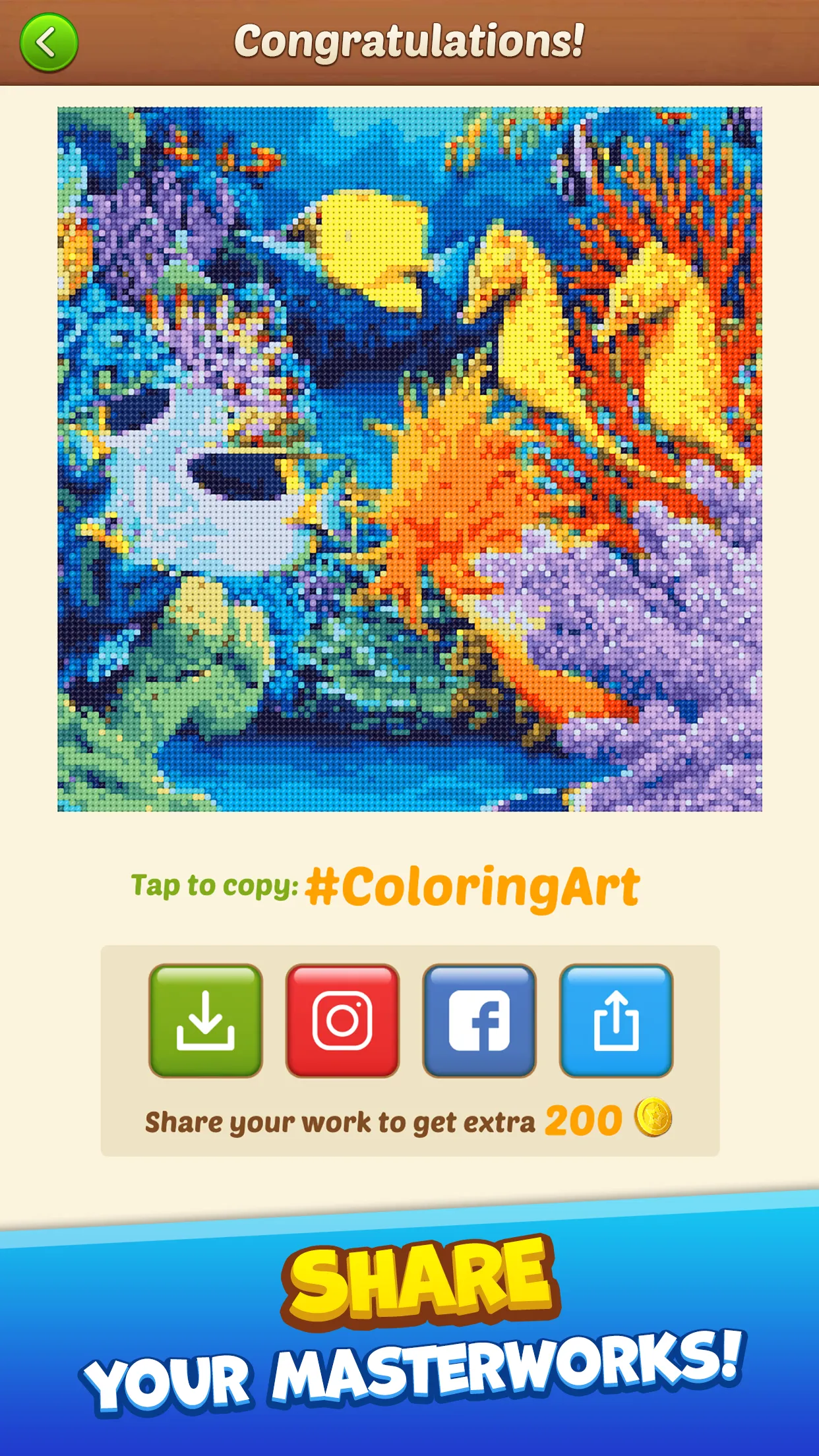 Cross Stitch: Coloring Art | Indus Appstore | Screenshot