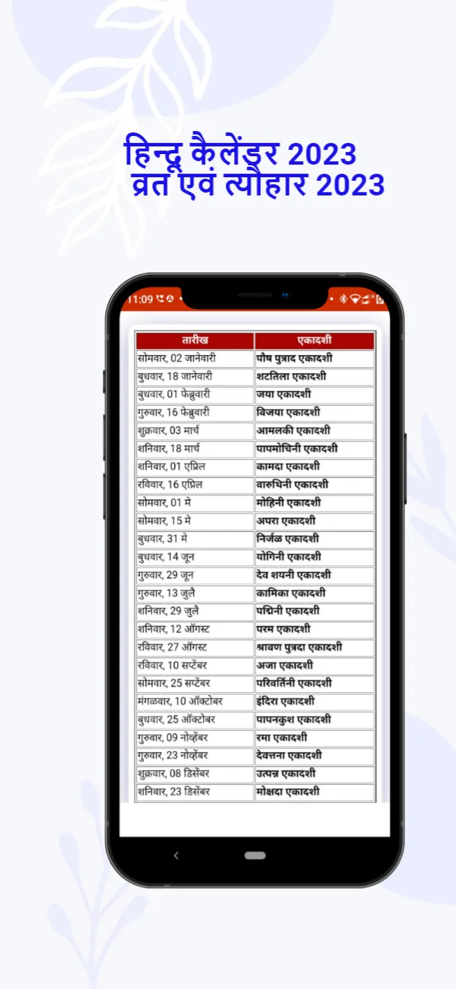 Hindi Panchang Calendar 2025 | Indus Appstore | Screenshot