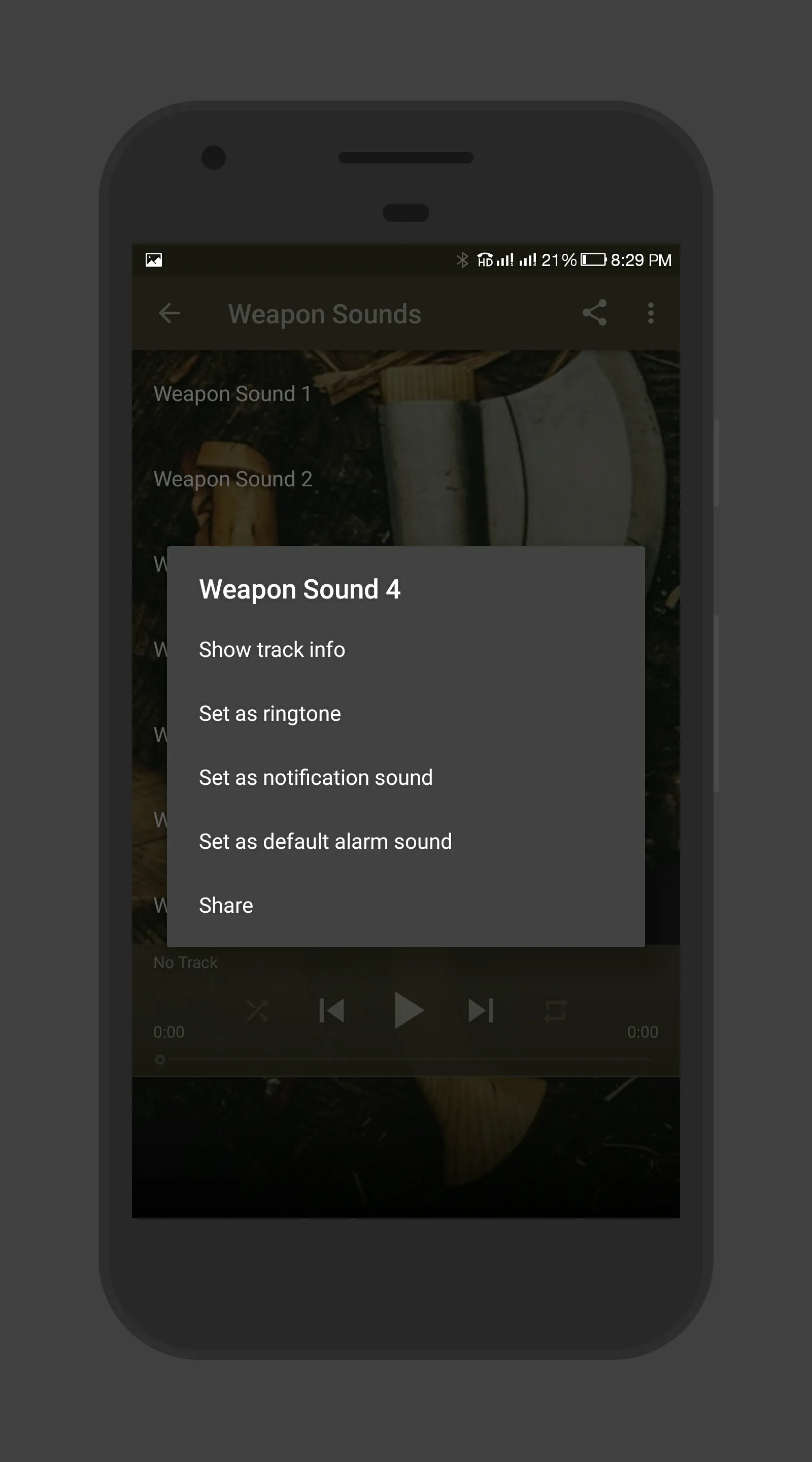 Weapon Sounds | Indus Appstore | Screenshot