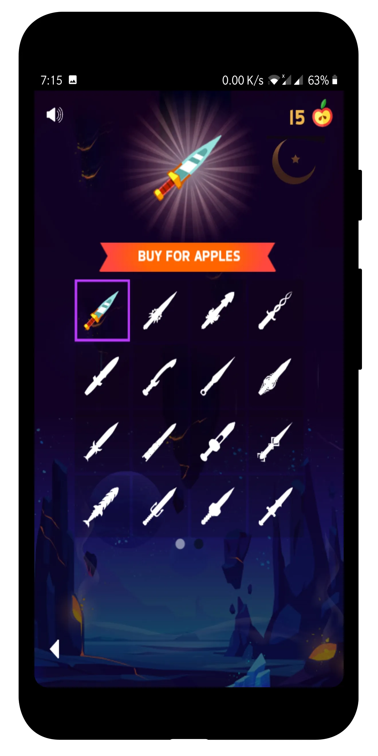 KnifeThrow exciting knife game | Indus Appstore | Screenshot