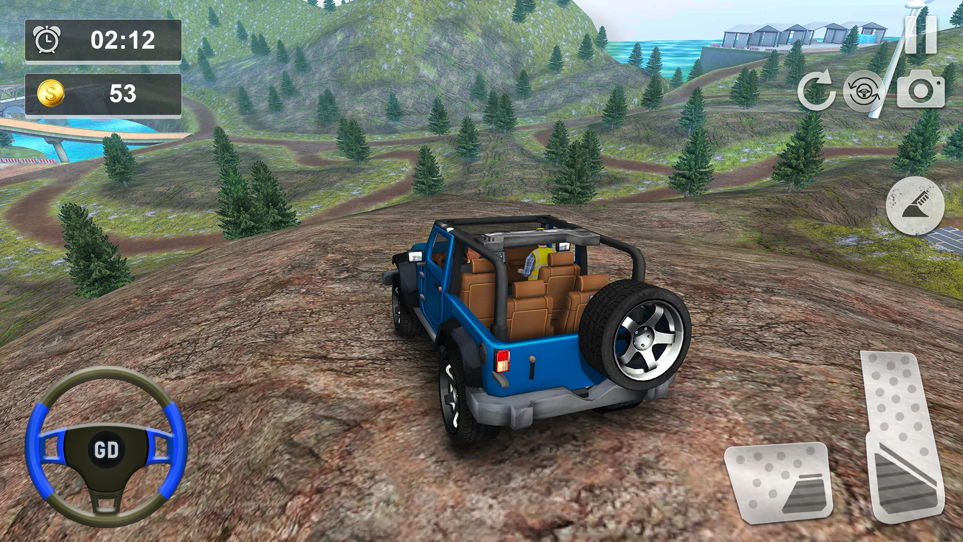 Offroad Jeep Driving - 3D Game | Indus Appstore | Screenshot