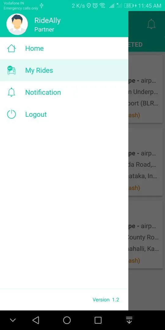 RideAlly Partner | Indus Appstore | Screenshot