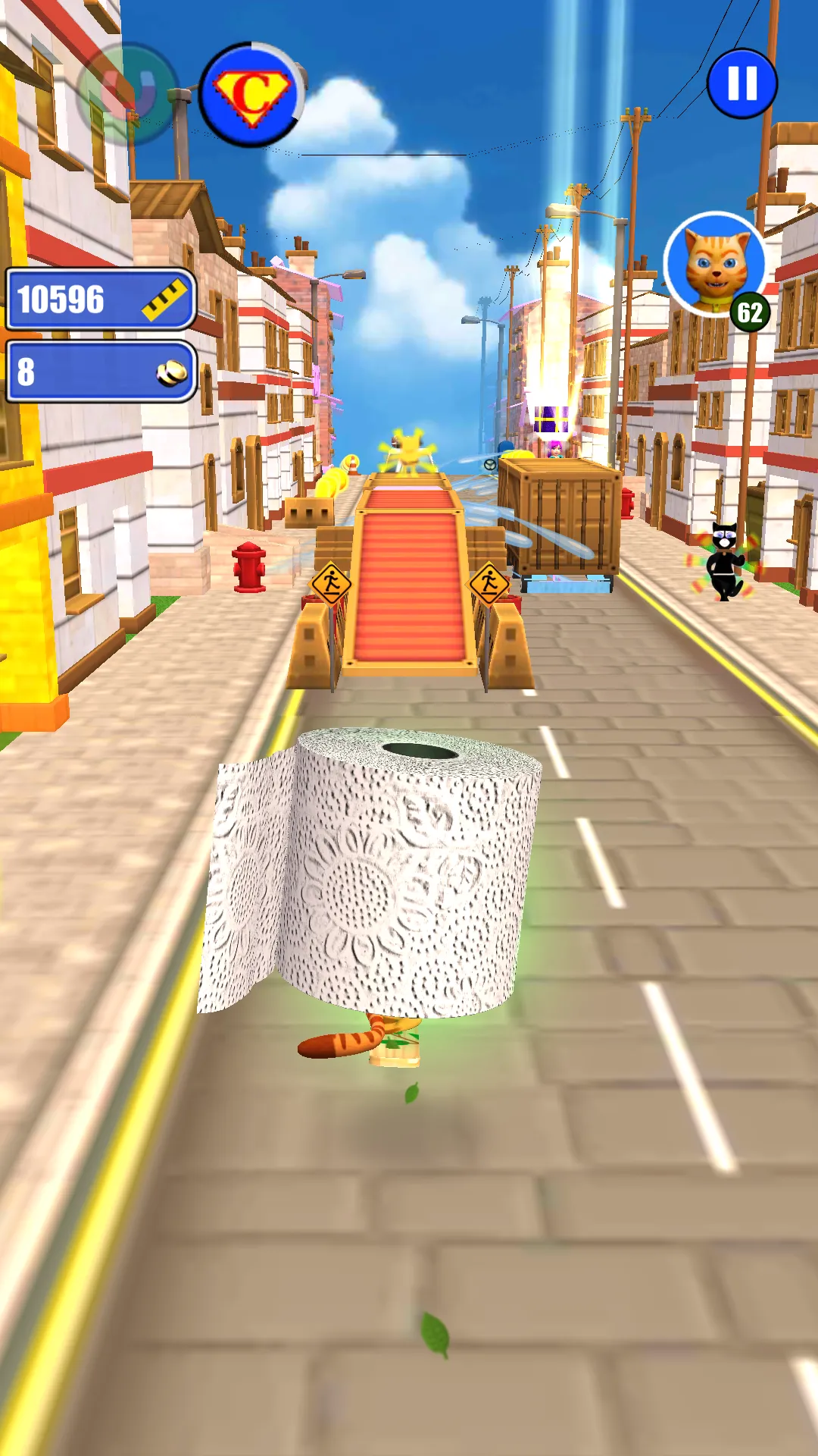 Toilet Paper Cat Run | Indus Appstore | Screenshot