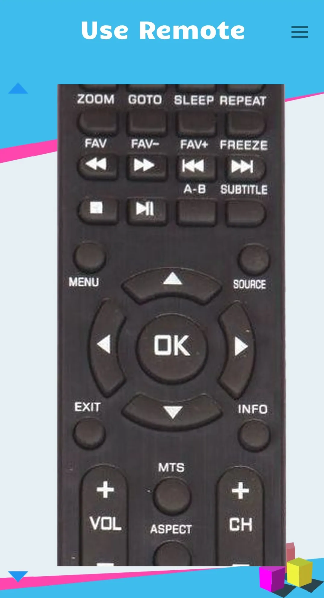 Remote Control for Ikon TV | Indus Appstore | Screenshot