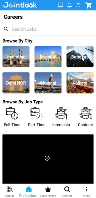 Jointlook: Connect|Jobs|Shop | Indus Appstore | Screenshot