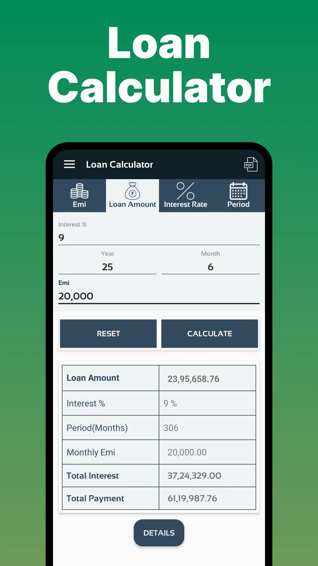 CITIZEN CALCULATOR - Loan EMI | Indus Appstore | Screenshot