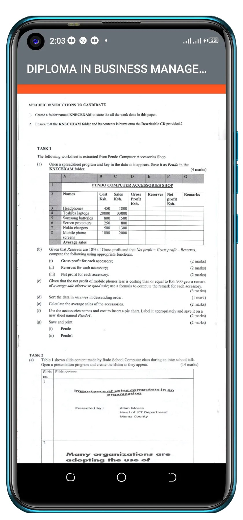 DIPLOMA IN BUSINESS MANAGEMENT | Indus Appstore | Screenshot