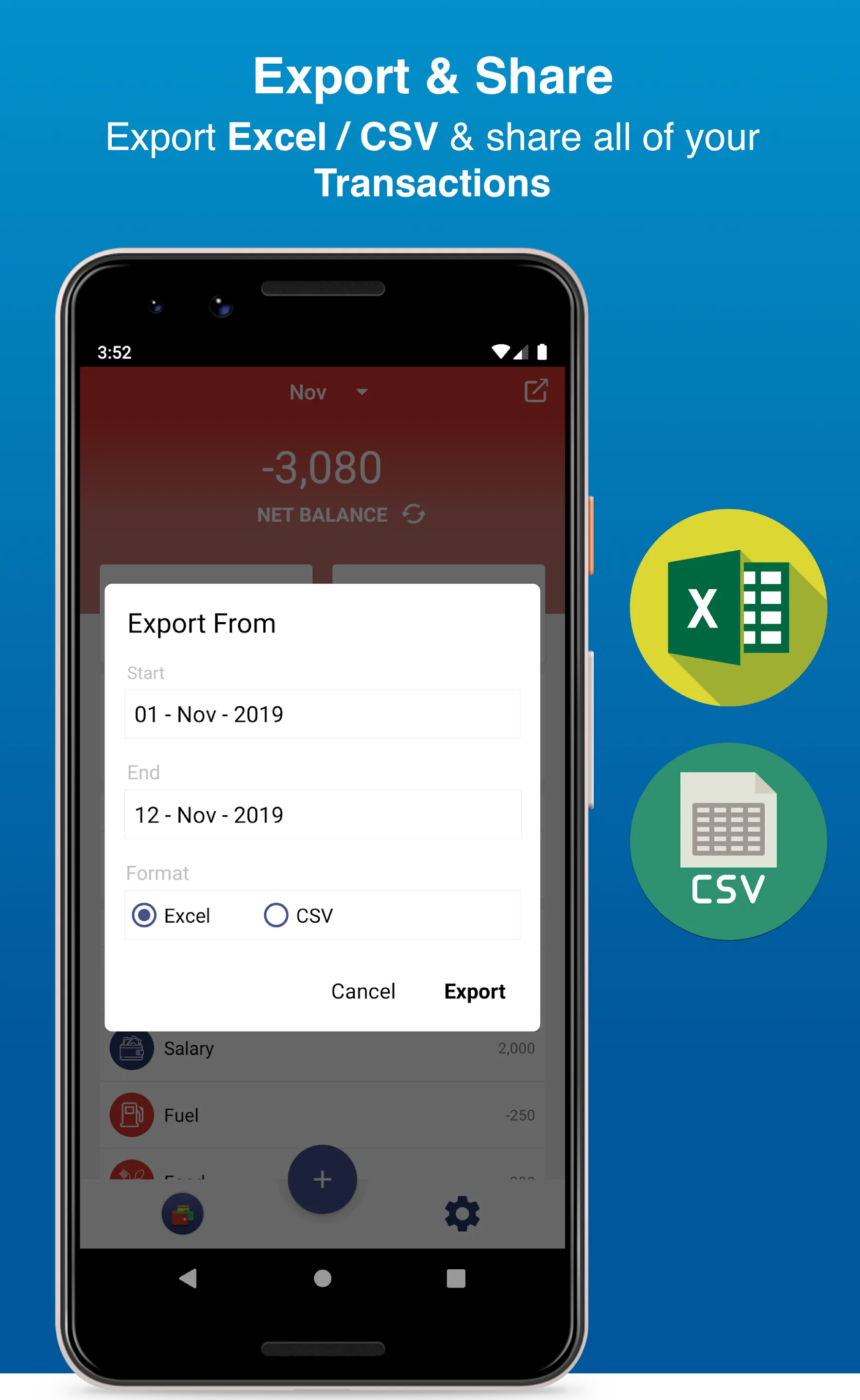 Money Manager: Expense Tracker | Indus Appstore | Screenshot