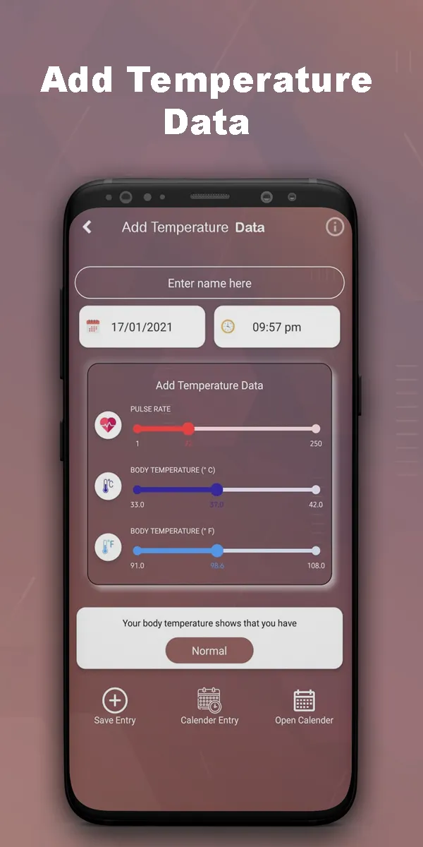 Thermometer For Fever Diary | Indus Appstore | Screenshot