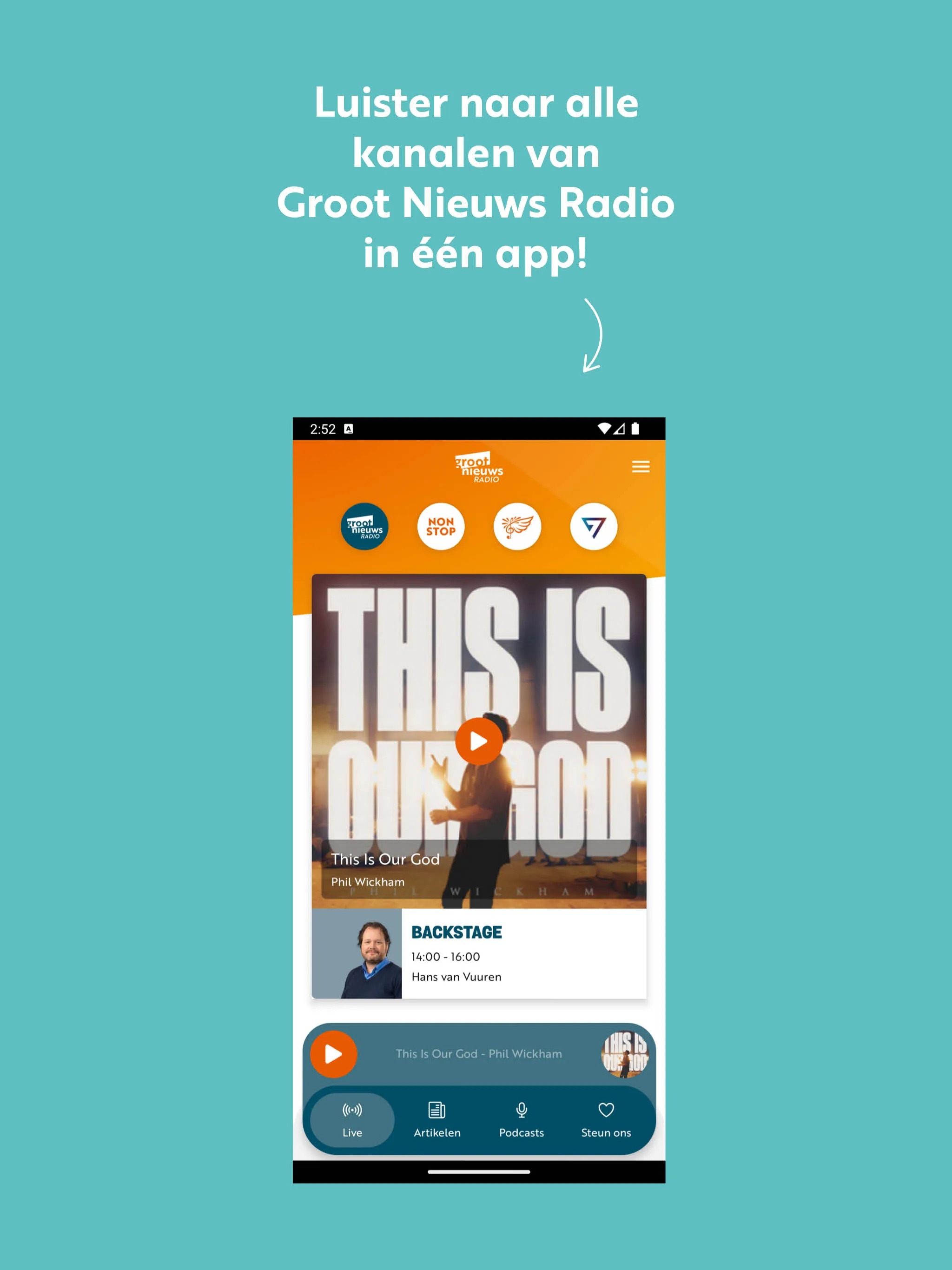 Groot Nieuws Radio | Indus Appstore | Screenshot