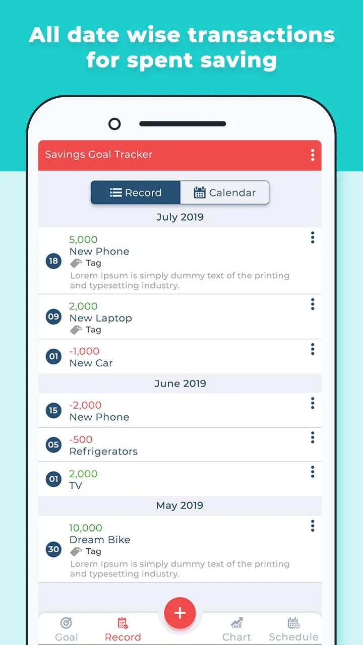 SaveMoney : Savings Goal Track | Indus Appstore | Screenshot