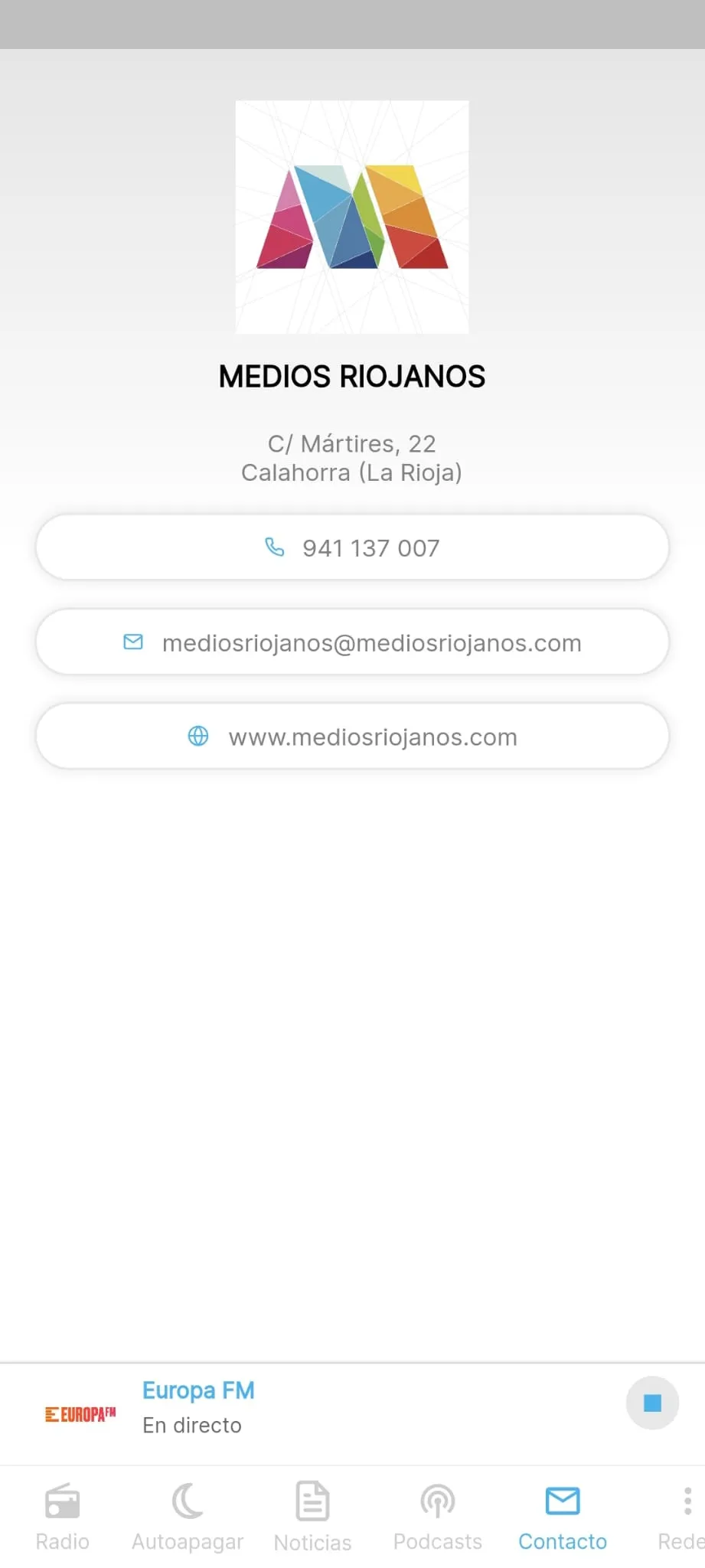 MEDIOS RIOJA | Indus Appstore | Screenshot